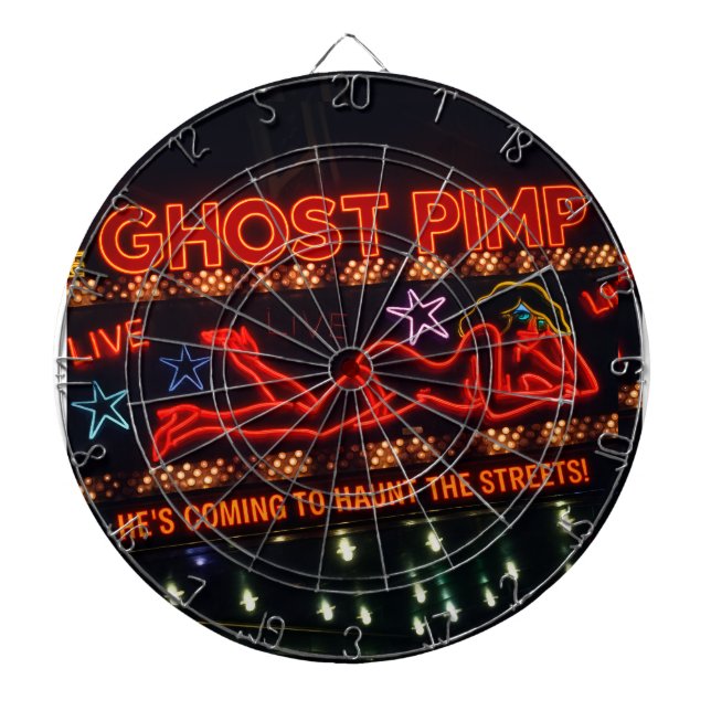 Ghost Pimp Dartboard (Front)