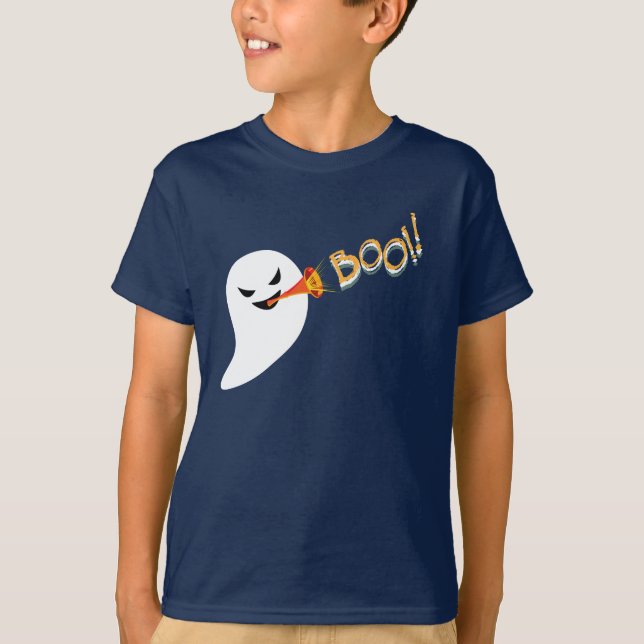 Ghost playing and singing boo T-Shirt (Front)