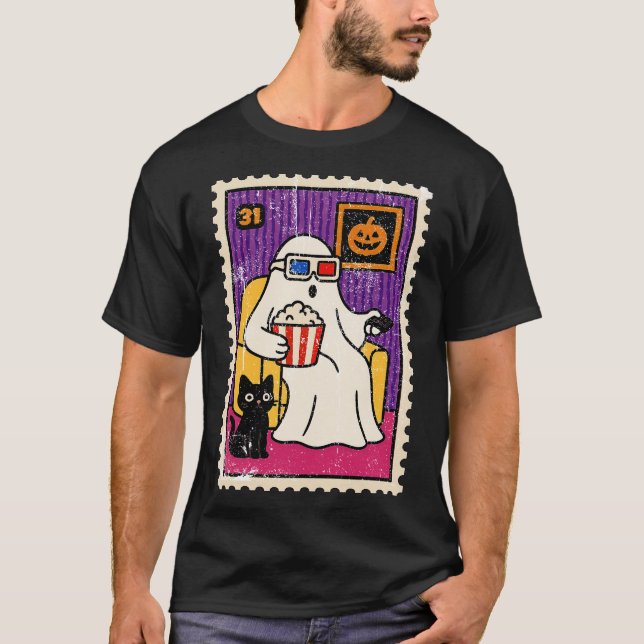 Ghost Popcorns T-Shirt (Front)