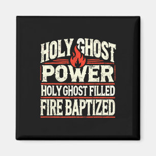 Ghost Power Christian Faith Magnet