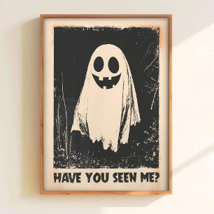 Ghost Printable Wall Art Funny Halloween Art Print