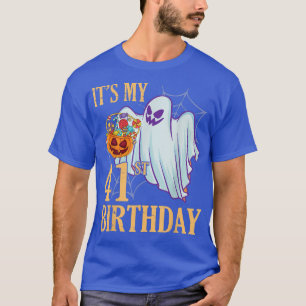 Ghost Pumpkin Candy Corn Halloween Day Its My 41st T-Shirt