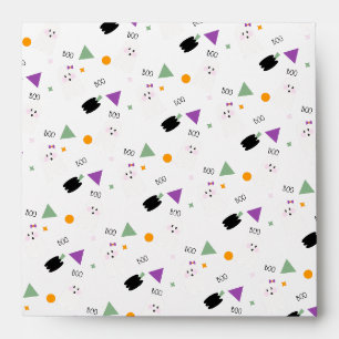 Ghost Pumpkin Confetti pattern Envelope
