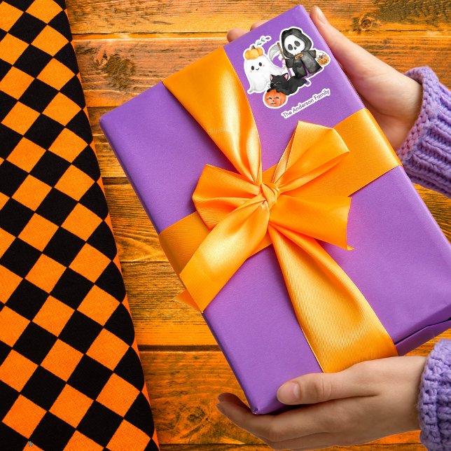 Ghost Pumpkin Grim Reaper Cute Black Cat Halloween (Creator Uploaded)