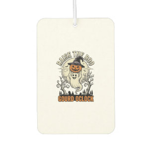 Ghost Pumpkin Shirt Vintage Halloween Engraving Te Car Air Freshener
