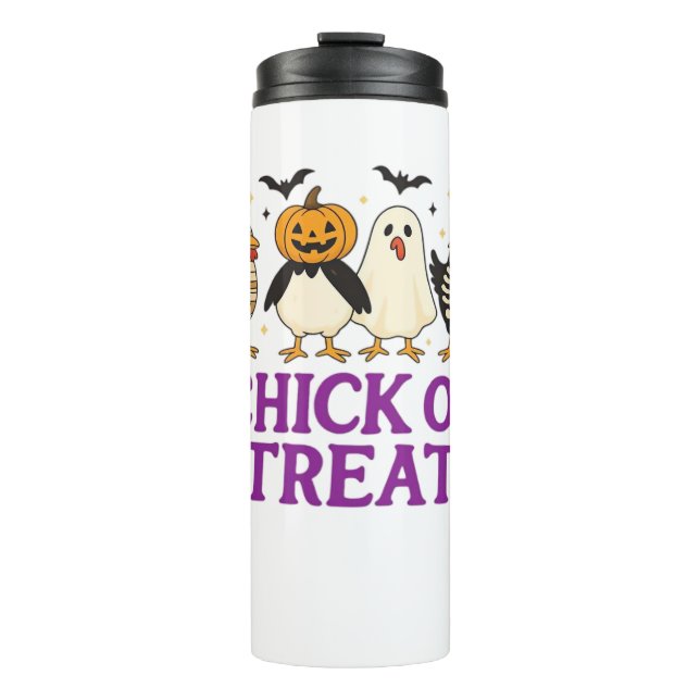 Ghost Reading in Cosy Halloween Library Classic T- Thermal Tumbler (Front)