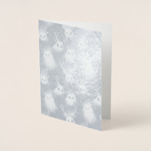 Ghost Reindeer - A Spooky Goth Christmas Card