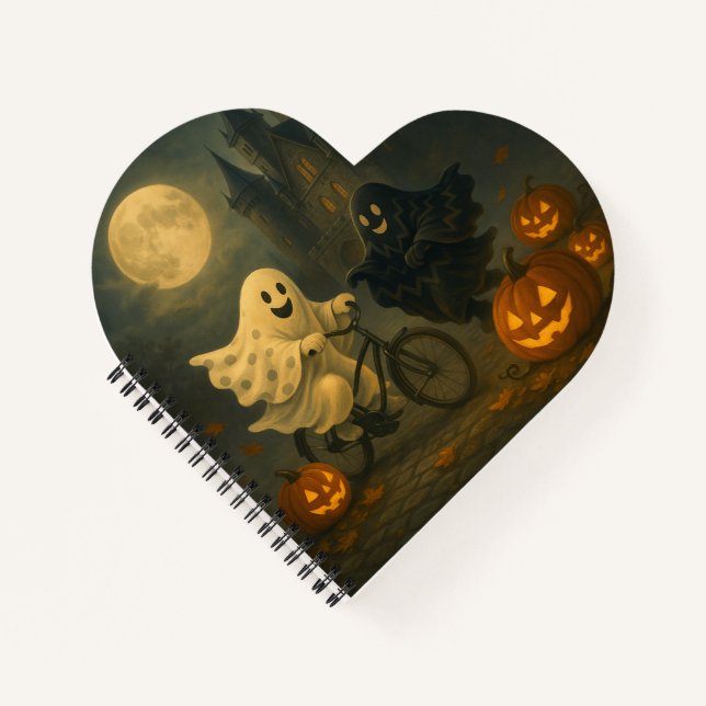 Ghost Ride Tote Spiral Notebook (Front)