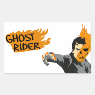 Ghost Rider Rectangular Sticker
