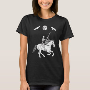 Ghost Rider Skeleton On A Horse T-Shirt