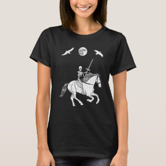 Ghost Rider Skeleton On A Horse T-Shirt