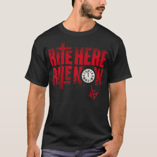 Ghost Rite Here Rite Now Title Back And Front T-Shirt