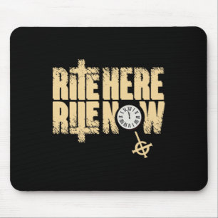 Ghost Rite Here Title Mouse Pad