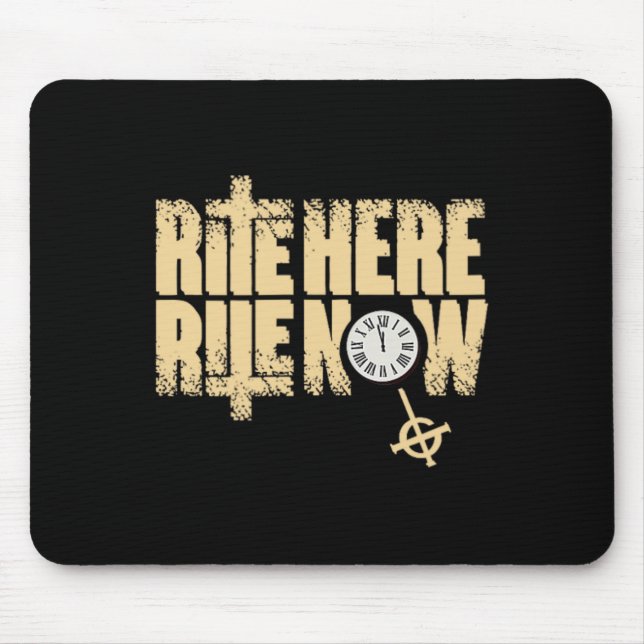 Ghost Rite Here Title  Mouse Pad (Front)