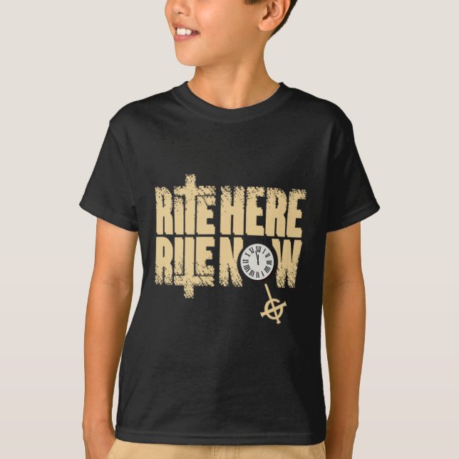 Ghost Rite Here Title  T-Shirt (Front)