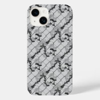 Ghost Rose Climbing a Chain Link Fence Seamless Pa