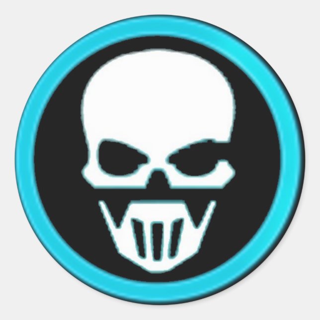 Ghost Runners Bat Knob Sticker (Front)