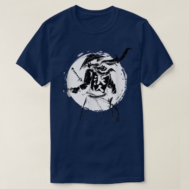 Ghost Samurai Warrior Way Of The Bushido Samurai M T-Shirt (Design Front)