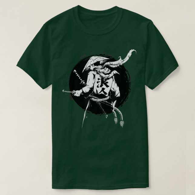 Ghost Samurai Warrior Way Of The Bushido Samurai M T-Shirt (Design Front)