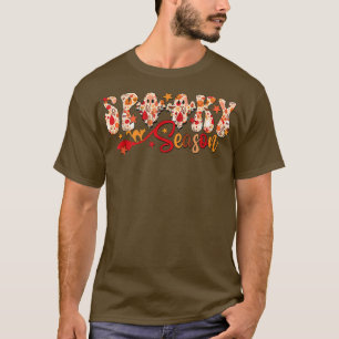 Ghost Season Fall Halloween Thanksgiving Cute Ghos T-Shirt