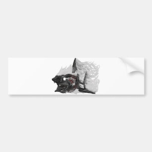 Ghost Shark Bumper Sticker
