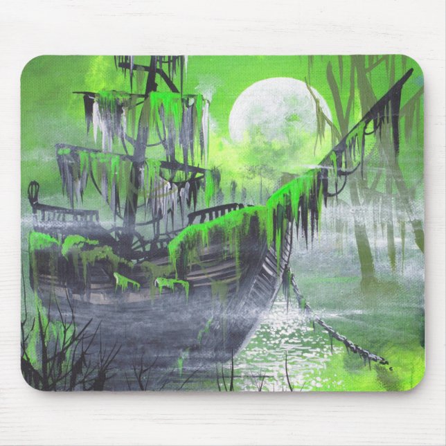 Ghost Ship Mouse Pad (Front)