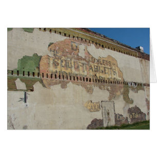 Ghost Sign in Brighton, Iowa