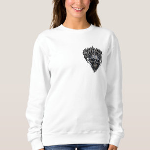Ghost Skull Gothic Graphic Women's Hoodie