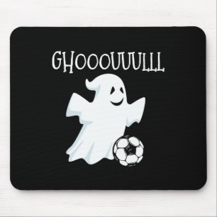 Ghost Soccer Halloween Mouse Pad