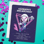 Ghost Spider | Girl's Birthday Invitation<br><div class="desc">Invite all your family and friends to your child's Spidey themed Birthday with these awesome Birthday invites. Personalise by adding all your party details!</div>