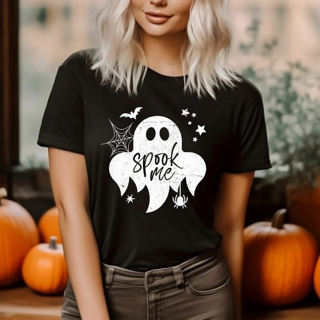 Ghost Spook Me Halloween Tri-Blend Shirt (Creator Uploaded)