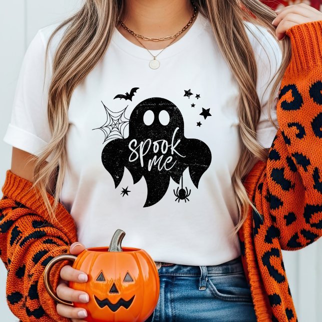 Ghost Spook Me Halloween Tri-Blend Shirt (Creator Uploaded)