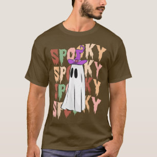 Ghost Spooky Halloween Costume Classic Funny Gift T-Shirt