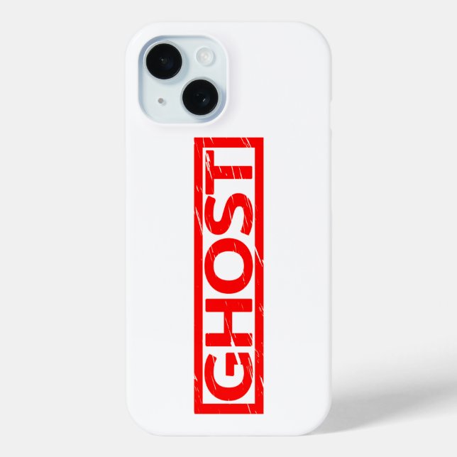 Ghost Stamp Case-Mate iPhone Case (Back)
