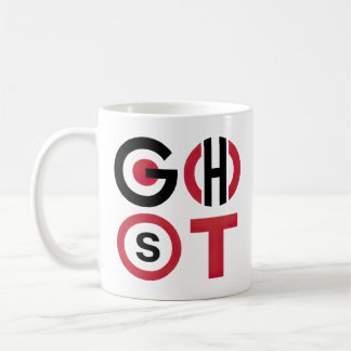 Ghost Text Coffee Mug