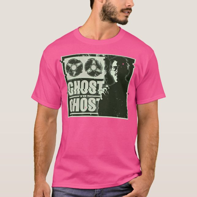 Ghost To Ghost - Art Bell Distressed T-Shirt (Front)