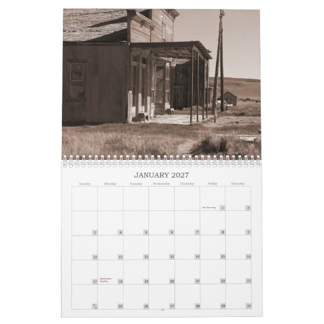 Ghost Towns 2011 Calendar (Jan 2027)