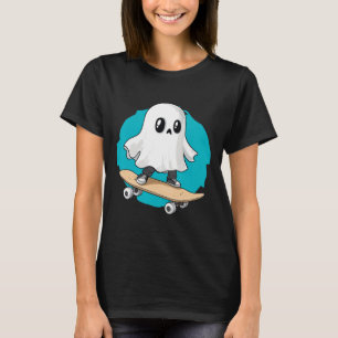 Ghost Trippy Vaporwave Halloween Techno Rave Edm M T-Shirt