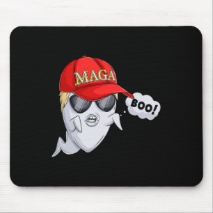 Ghost Trump Halloween Costume Mouse Pad