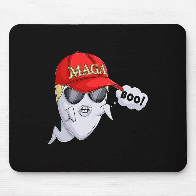 Ghost Trump Halloween Costume  Mouse Pad (Front)