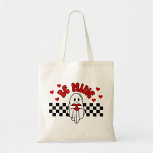 Ghost Valentine’s Day Tote Bag, funny Gift tote Bag