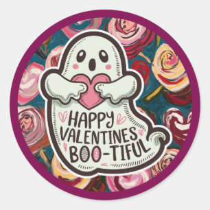 Ghost Valentines Day Sticker