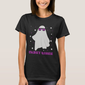 Ghost Vibes Halloween Design - Cool Ghost  T-Shirt