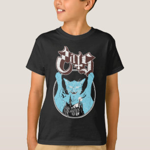Ghost Vintage Halloween Meow Cat Friend Rock Ghost T-Shirt