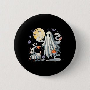 Ghost Walking Dog 6 Cm Round Badge