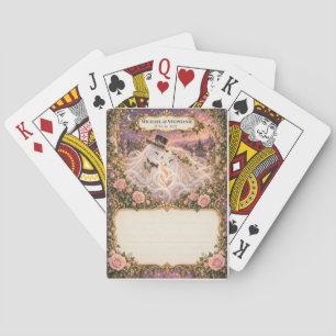 Ghost Wedding Guest Book Signing Deck Playing Cards