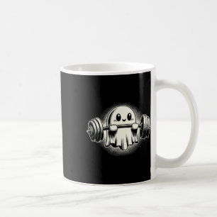 Ghost Weightlifting Pocket Funny Ghost Workout Hal Coffee Mug