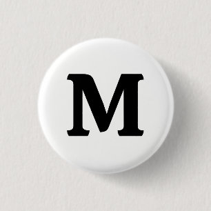 Ghost White Solid Color 3 Cm Round Badge