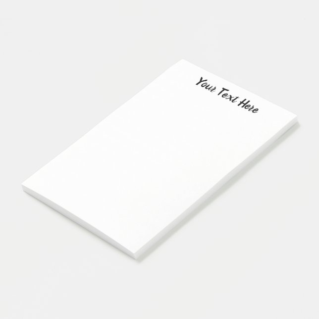 Ghost White Solid Colour custom Post-it Notes (Angled)