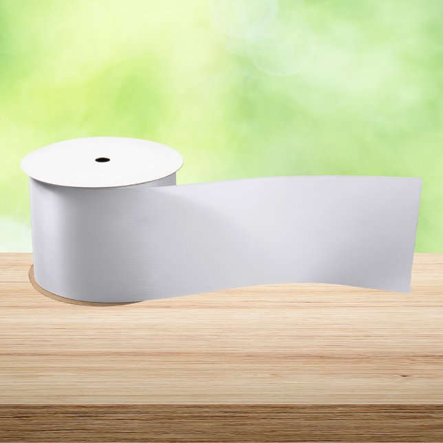 Ghost White Solid Colour Satin Ribbon (Creator Uploaded)